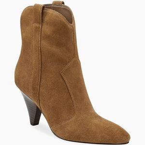 Brand New Marc Fisher Suede Carissa 62MM tapered heel ankle boots!
